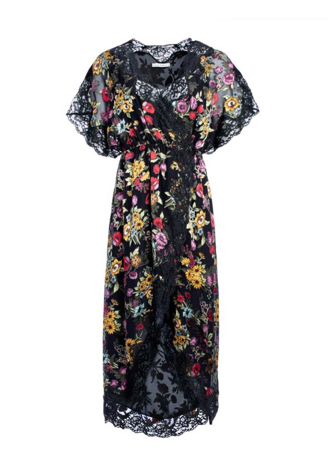 ADELE CLEAN WAIST WRAP DRESS-ALICE + OLIVIA