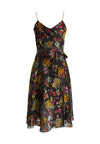 HEATHER COWL NK MIDLENGTH DRS-HAZY FLORAL-WINE-ALICE + OLIVIA
