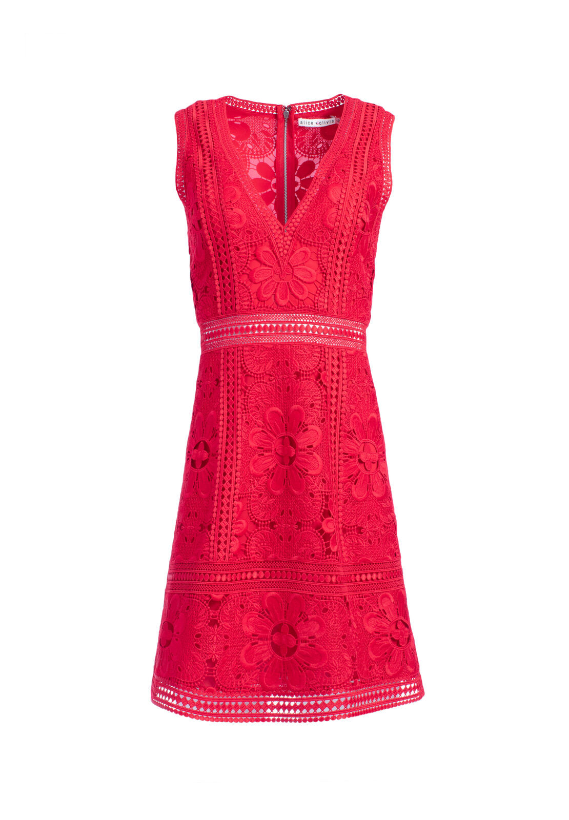 ZULA LACE COMBO V NK PARTY DRS