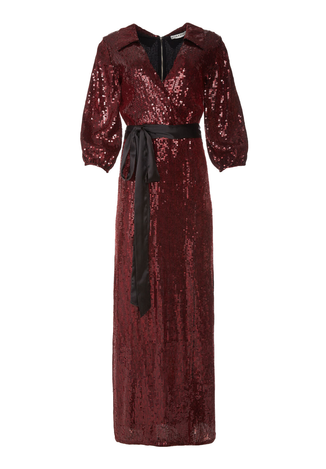 BAYLEY EMBELL MAXI SHIRT DRESS-ALICE + OLIVIA