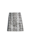 ELANA LTHR MINI SKIRT-BLACK/WHITE-ALICE + OLIVIA