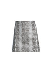 ELANA LTHR MINI SKIRT-BLACK/WHITE-ALICE + OLIVIA
