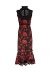 EVELINA HIGH NK MIDI RFFLE DR-ALICE + OLIVIA