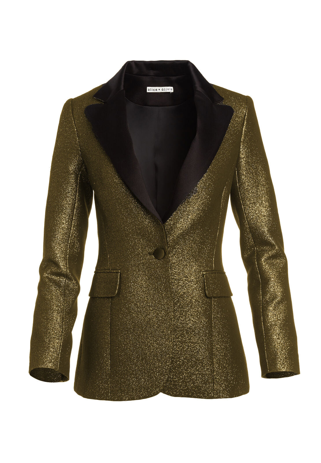 ROBERT WIDE NOTCH COLLAR BLAZ-ALICE + OLIVIA