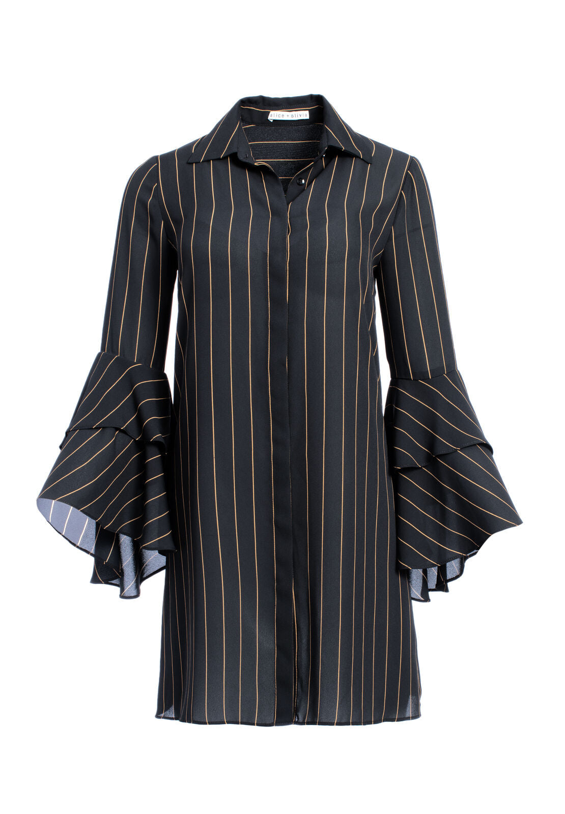 JEM DBL TRUMPET SLV SHIRT DRES