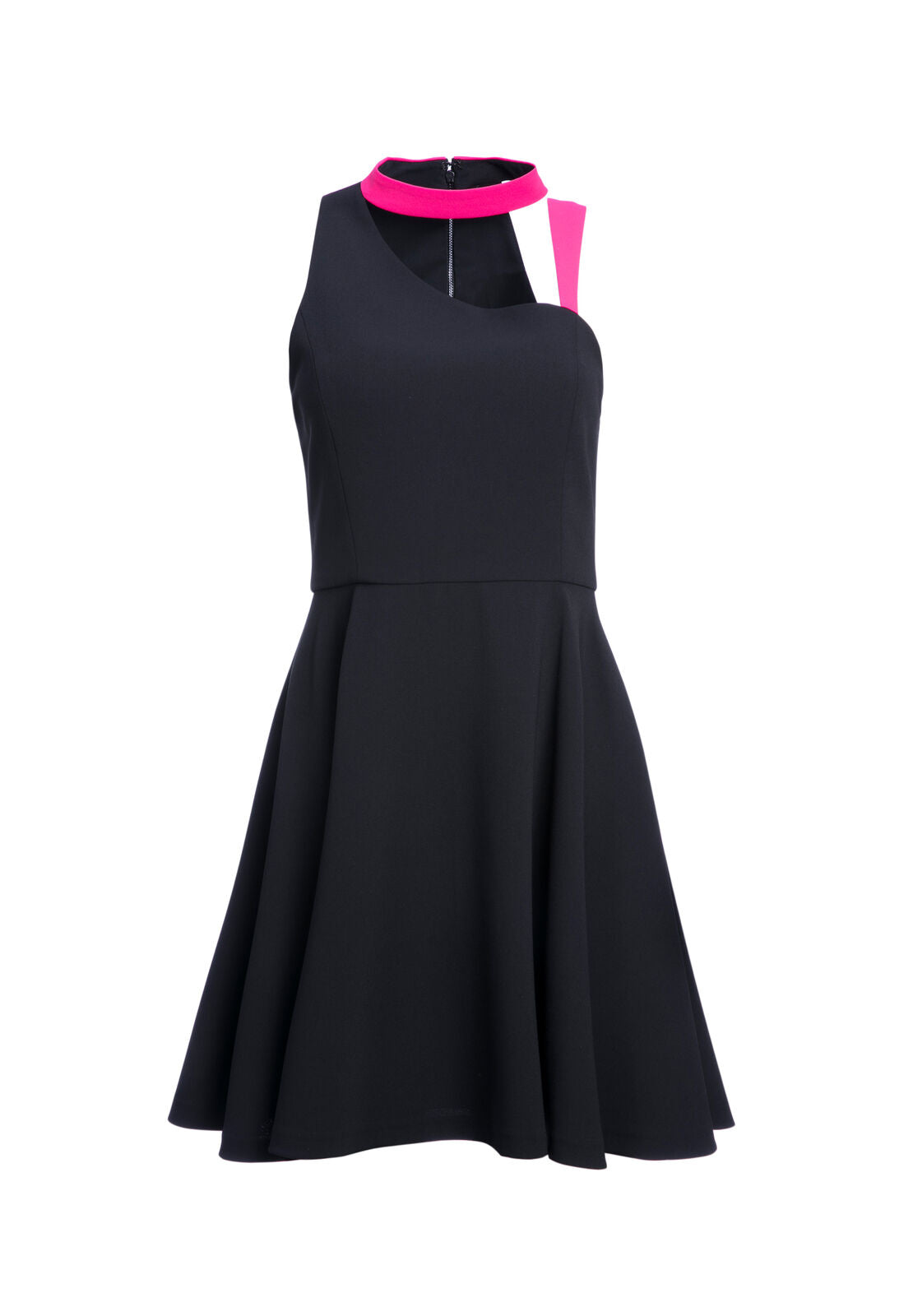 JANA MOCK NECK CUTOUT SHIRT DRESS-ALICE + OLIVIA