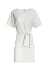 CAVEN TIE WAIST CAPE SLV DRS-ALICE + OLIVIA