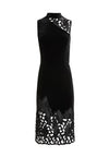 KIANA MOCK NECK LACE COMBO DRESS-ALICE + OLIVIA