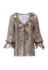 ELLIOT RUFFLE BLOUSE-ALICE + OLIVIA