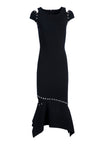 AMEERA STUDDED MIDI DRESS-Black-ALICE + OLIVIA