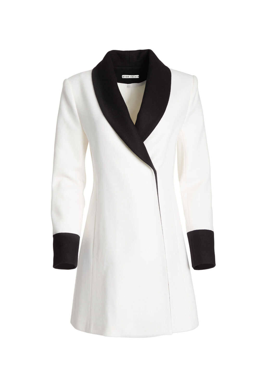 VANCE SHAWL COLLAR COAT-SOFT WHITE-ALICE + OLIVIA