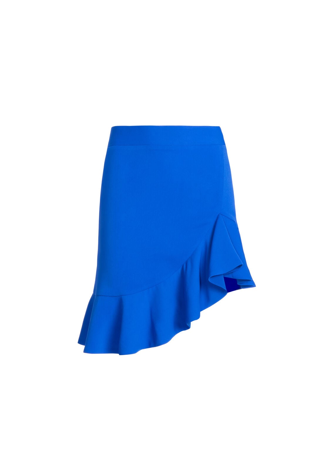 MARCELLA ASYMMETRICAL MINI SKIRT-COBALT-ALICE + OLIVIA