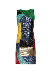 NAT SEQUIN FITTED COCKTAIL DRESS-ALICE + OLIVIA