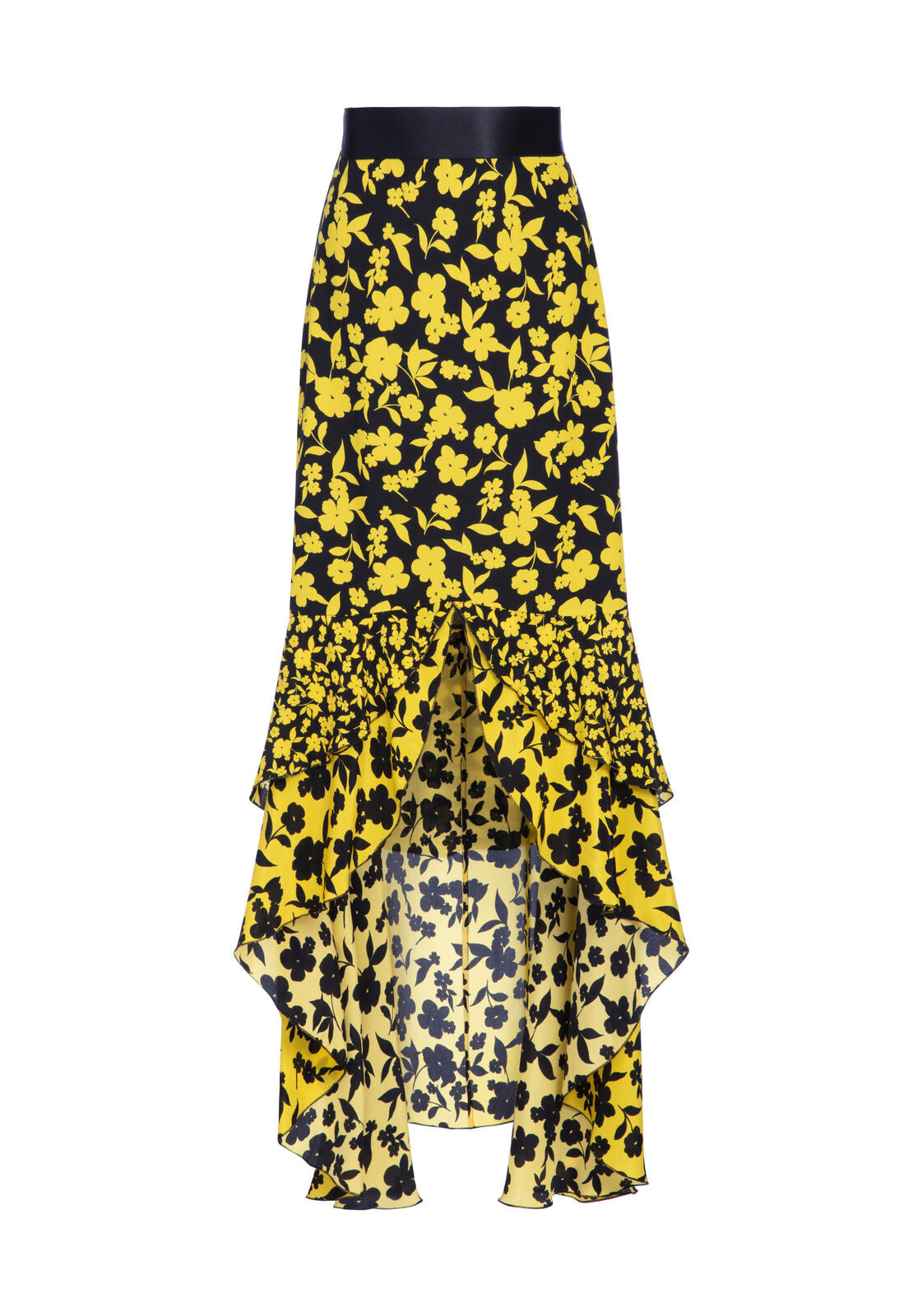 SUEANN RUFFLE MIDI SKIRT