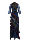 LESSIE RUFFLE MAXI DRESS-ALICE + OLIVIA
