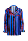 KEIR SILK PAJAMA TOP-ALICE + OLIVIA