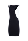 KARLA COLOR BLOCK MINI DRESS-BLACK/WHITE-ALICE + OLIVIA