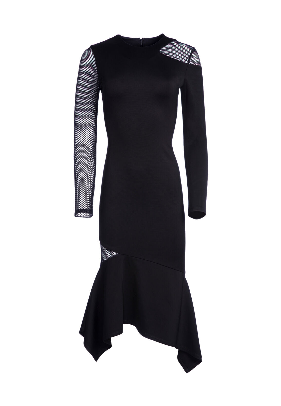 KAINE MESH FITTED MIDI DRESS-ALICE + OLIVIA