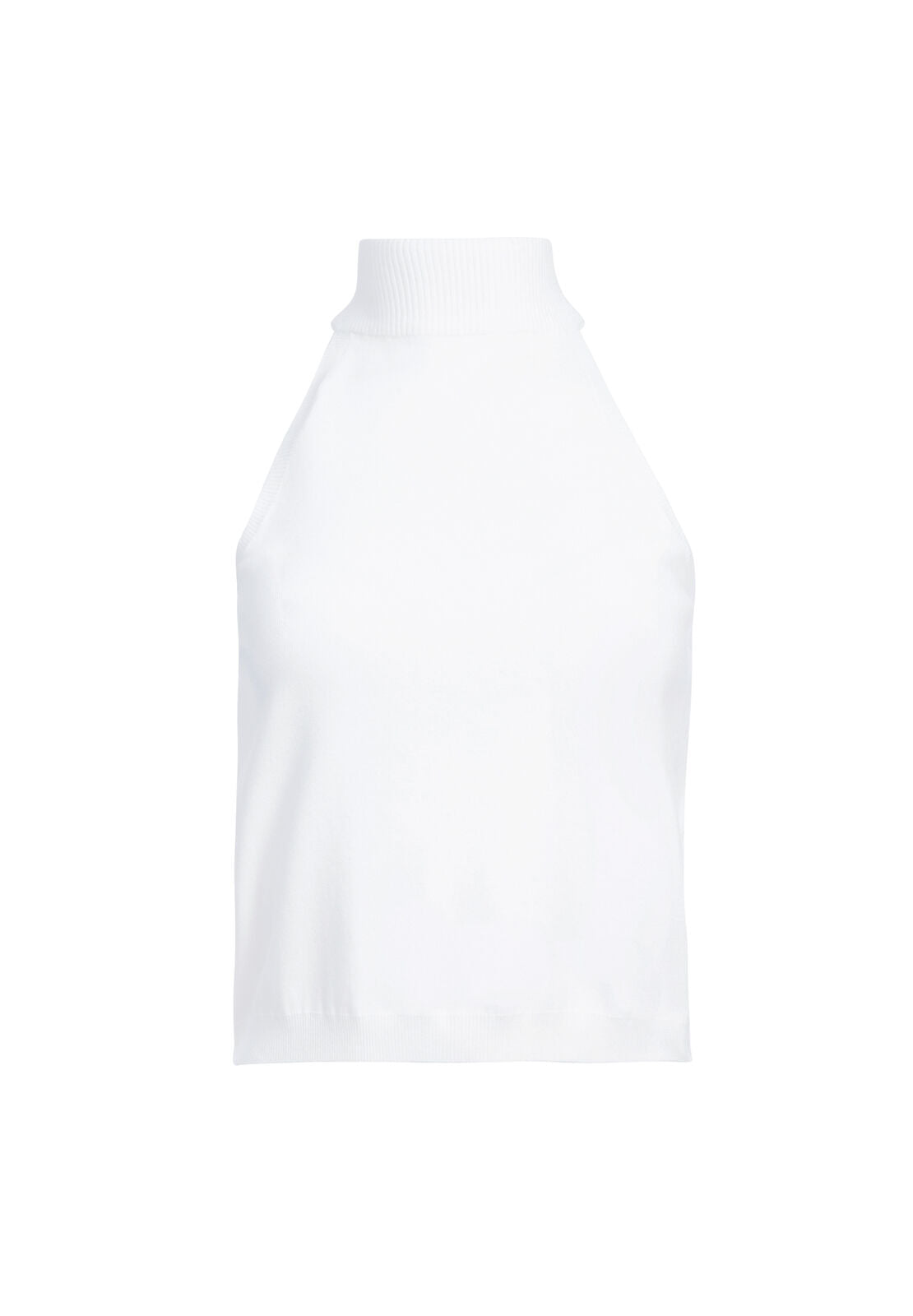 HIEDI HALTER KNIT CROPPED TOP-ALICE + OLIVIA