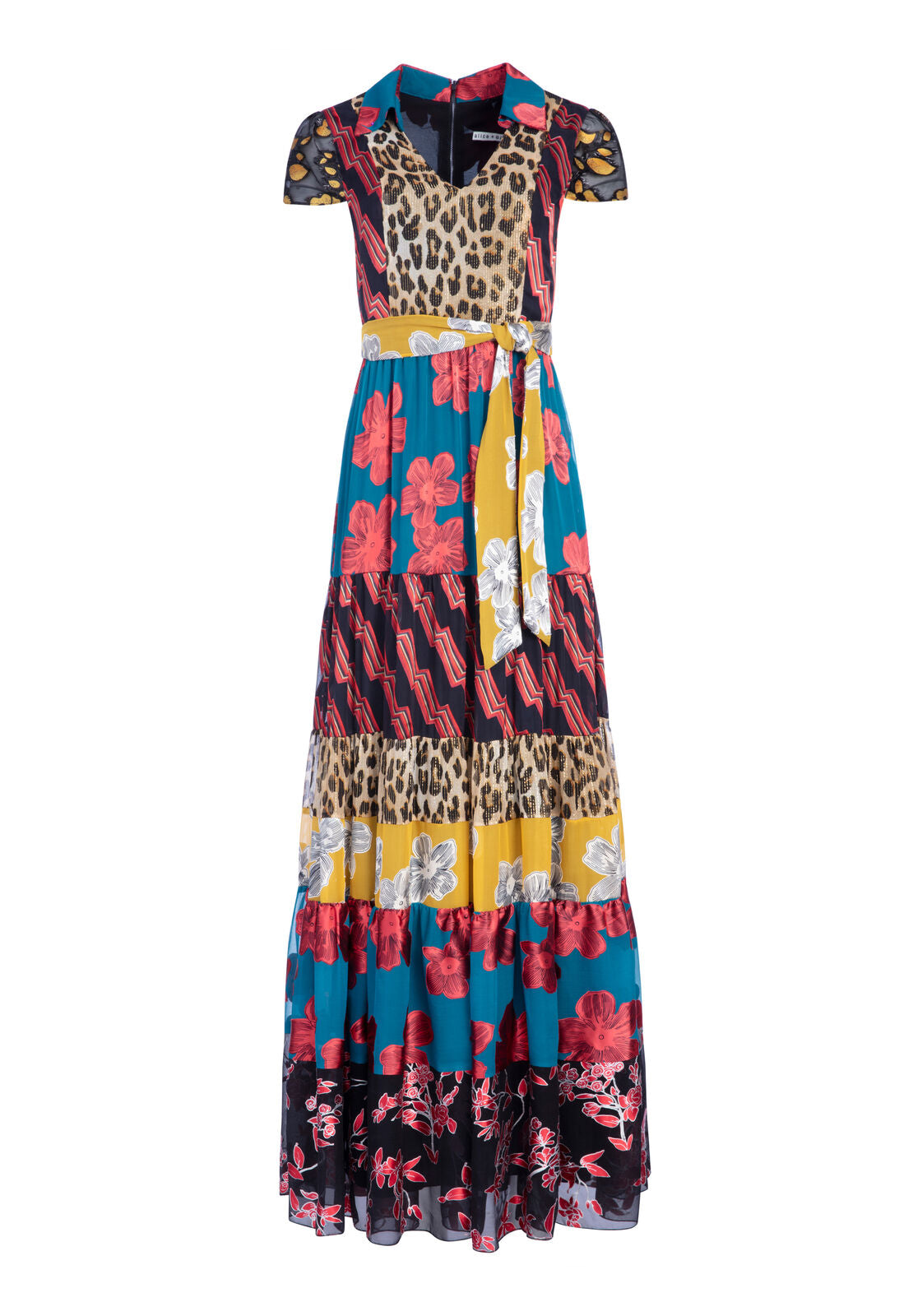 DELLA SS MAXI W WAIST TIE-ALICE + OLIVIA