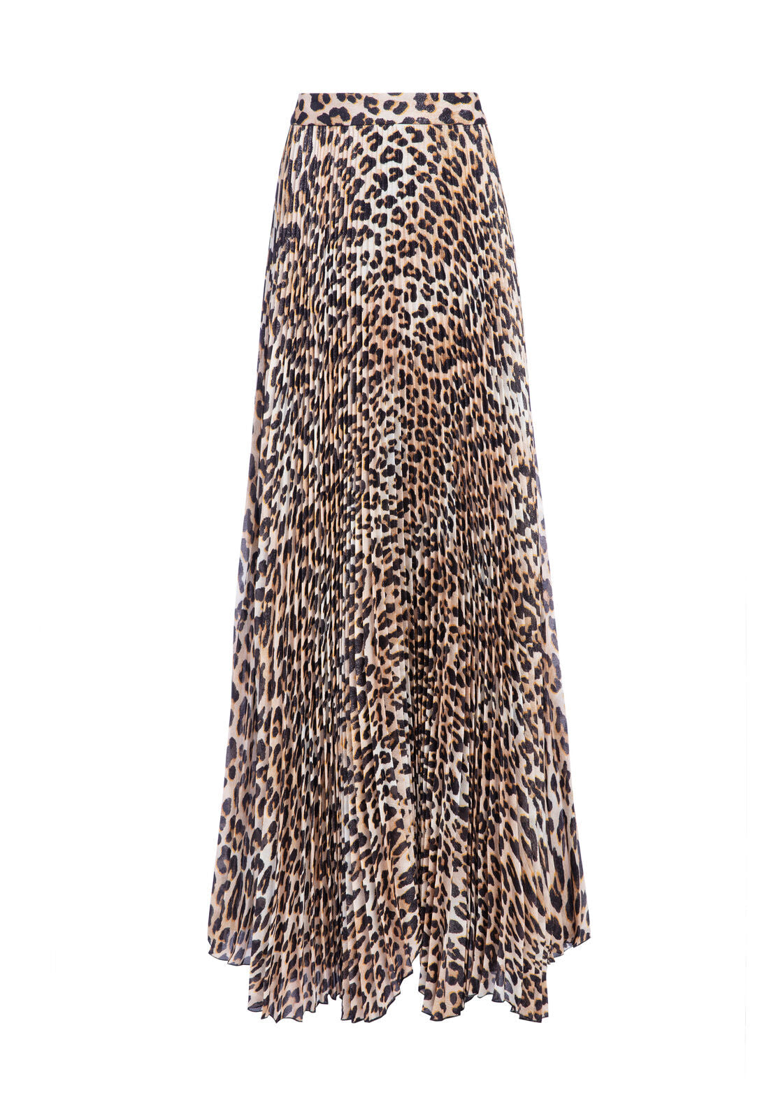 KATZ PLEATED MAXI SKIRT-SPOTTED LEOPARD MULTI-ALICE + OLIVIA