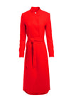 KARLEY MOCK NK WRAP COAT-CHERRY-ALICE + OLIVIA