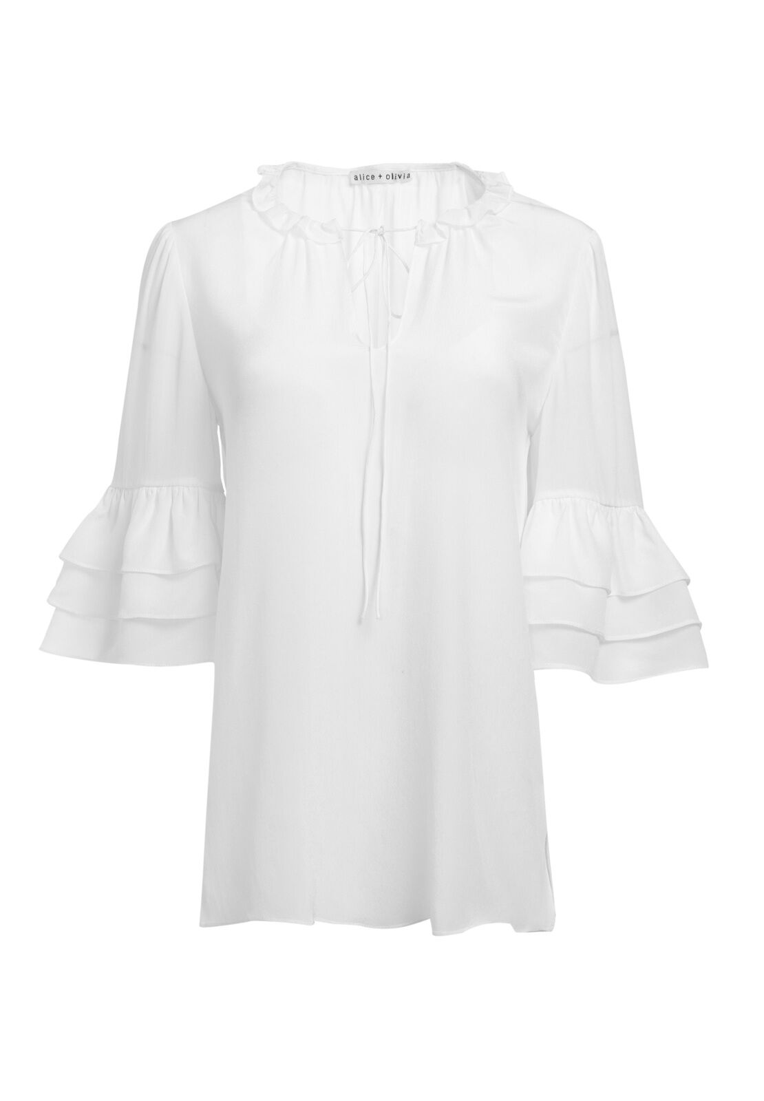 JULIUS TIER SLV TUNIC TOP-ALICE + OLIVIA