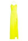 ELIZA COWL NK HIGH SLIT DRESS-ALICE + OLIVIA