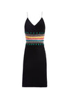 LORALEE EMBR OPNBK FITD DRESS-ALICE + OLIVIA