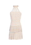 MADDIE STUDDED LTR FRINGE DRE-ALICE + OLIVIA