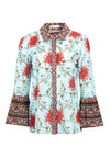 RANA RUFFLE SLV BTN DWN-ALICE + OLIVIA