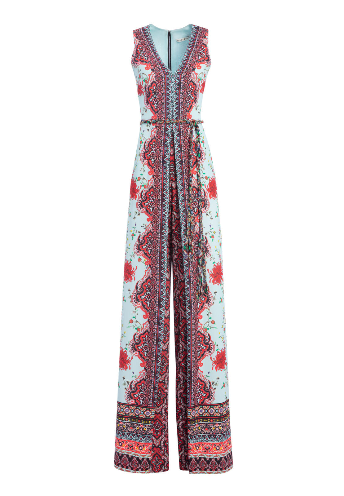 AUDRIE PLEATED JUMPSUIT W BELT