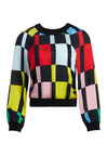 CALVIN RAGLAN SLV CRP SWTSHIRT-COLOR BLOCK-ALICE + OLIVIA