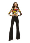 DELAINA LS CREW NK CROP TOP-ALICE + OLIVIA