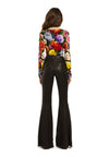 DELAINA LS CREW NK CROP TOP-ALICE + OLIVIA