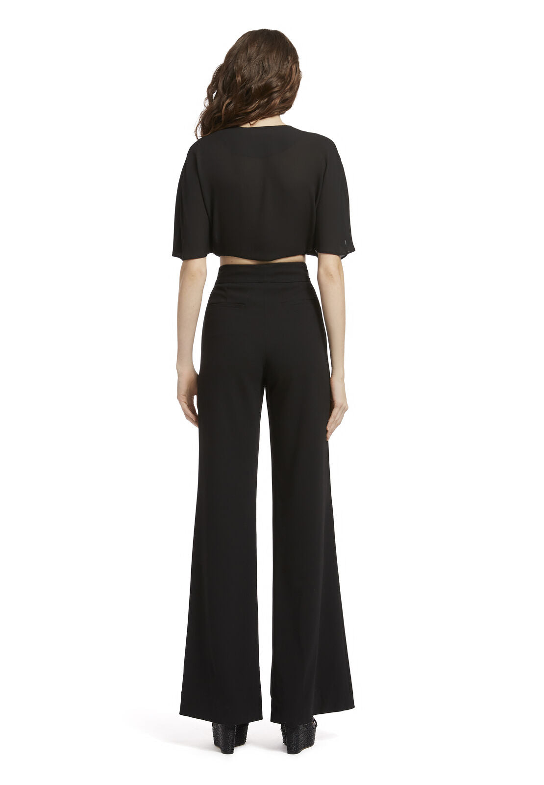 LYDIA TIE FT CROP TOP-Black-ALICE + OLIVIA