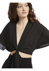 LYDIA TIE FT CROP TOP-Black-ALICE + OLIVIA