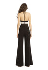 ARCHER CROPPED HALTER TOP-OFF WHITE/BLACK-ALICE + OLIVIA