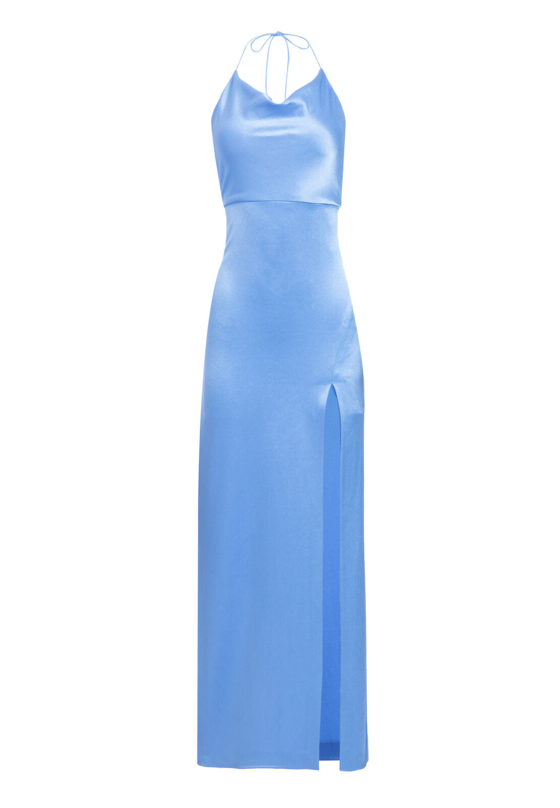 ELIZA COWL NK HIGH SLIT DRESS-ALICE + OLIVIA
