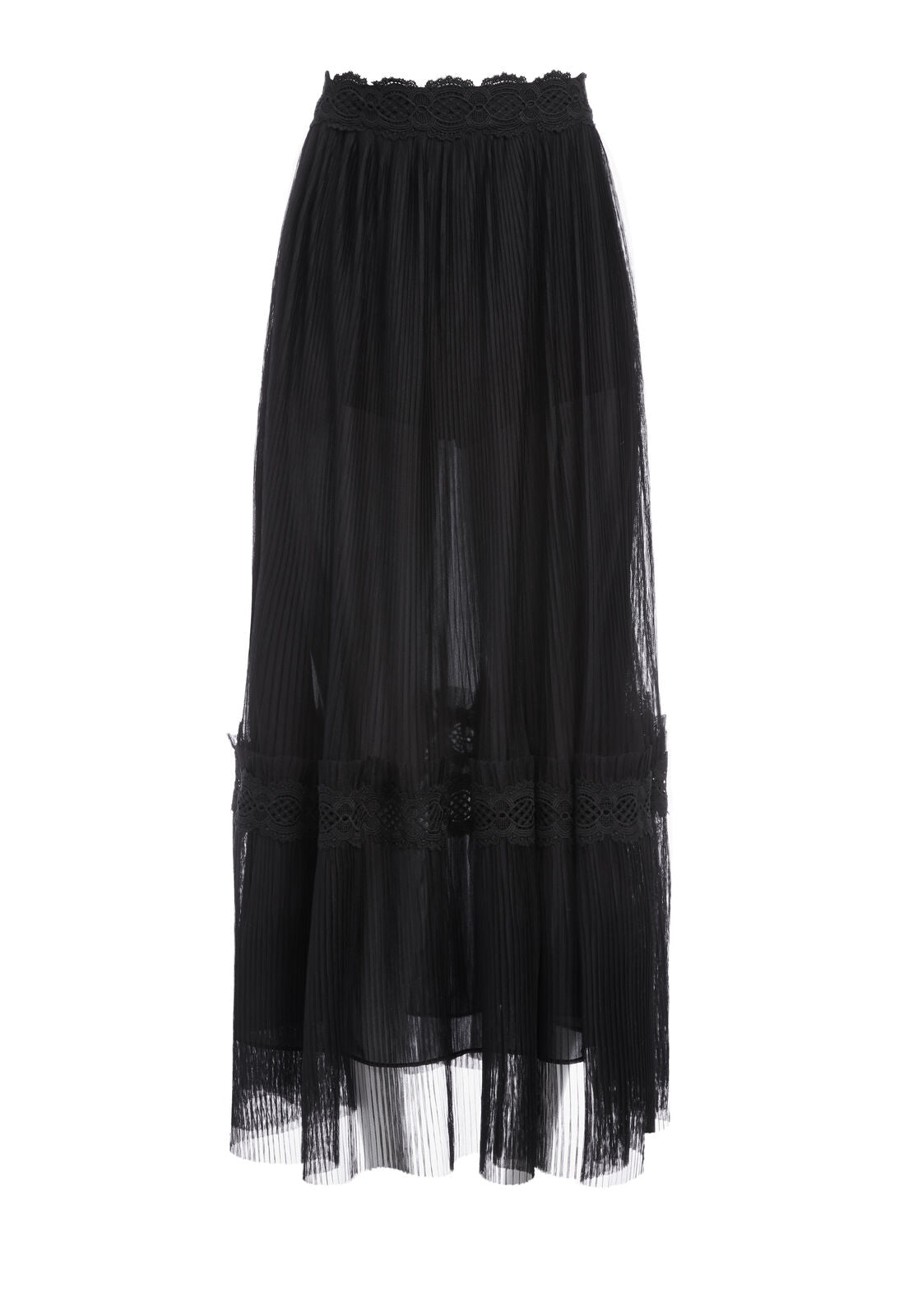 EMMIE PLEATED MIDI SKIRT-ALICE + OLIVIA