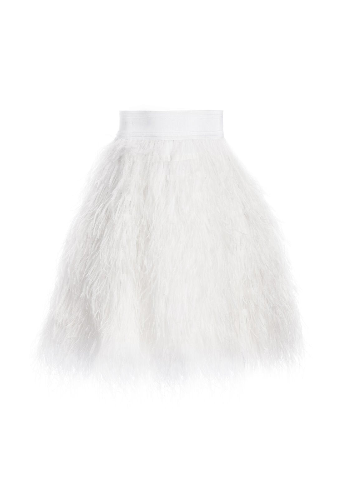 CINA FEATHER SKIRT-ALICE + OLIVIA