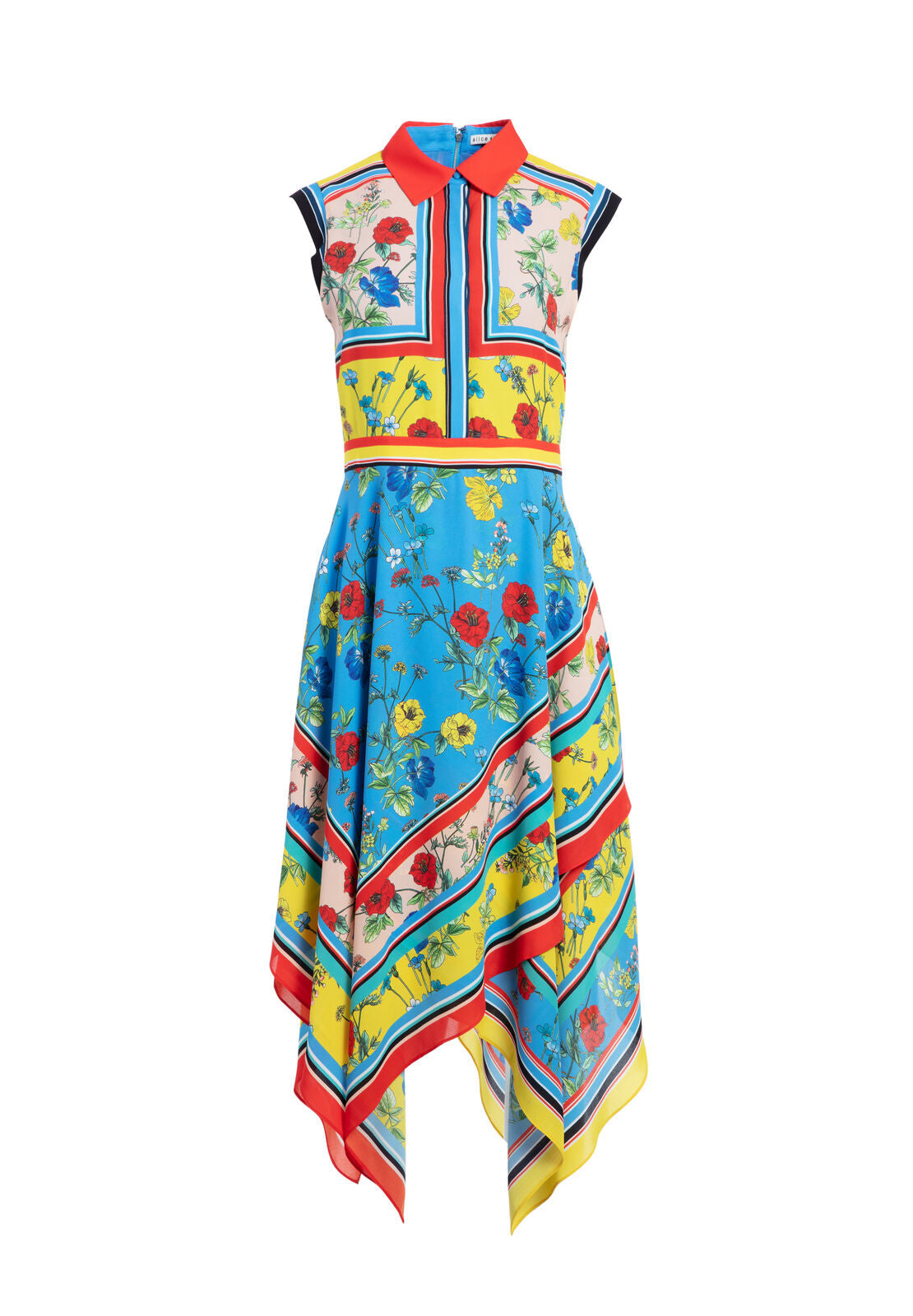 FARRAH COLLARED HNDKRCHF DRS-ALICE + OLIVIA