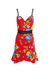 KIRBY SPGHTTI STRP RFFLE DRS-ALICE + OLIVIA