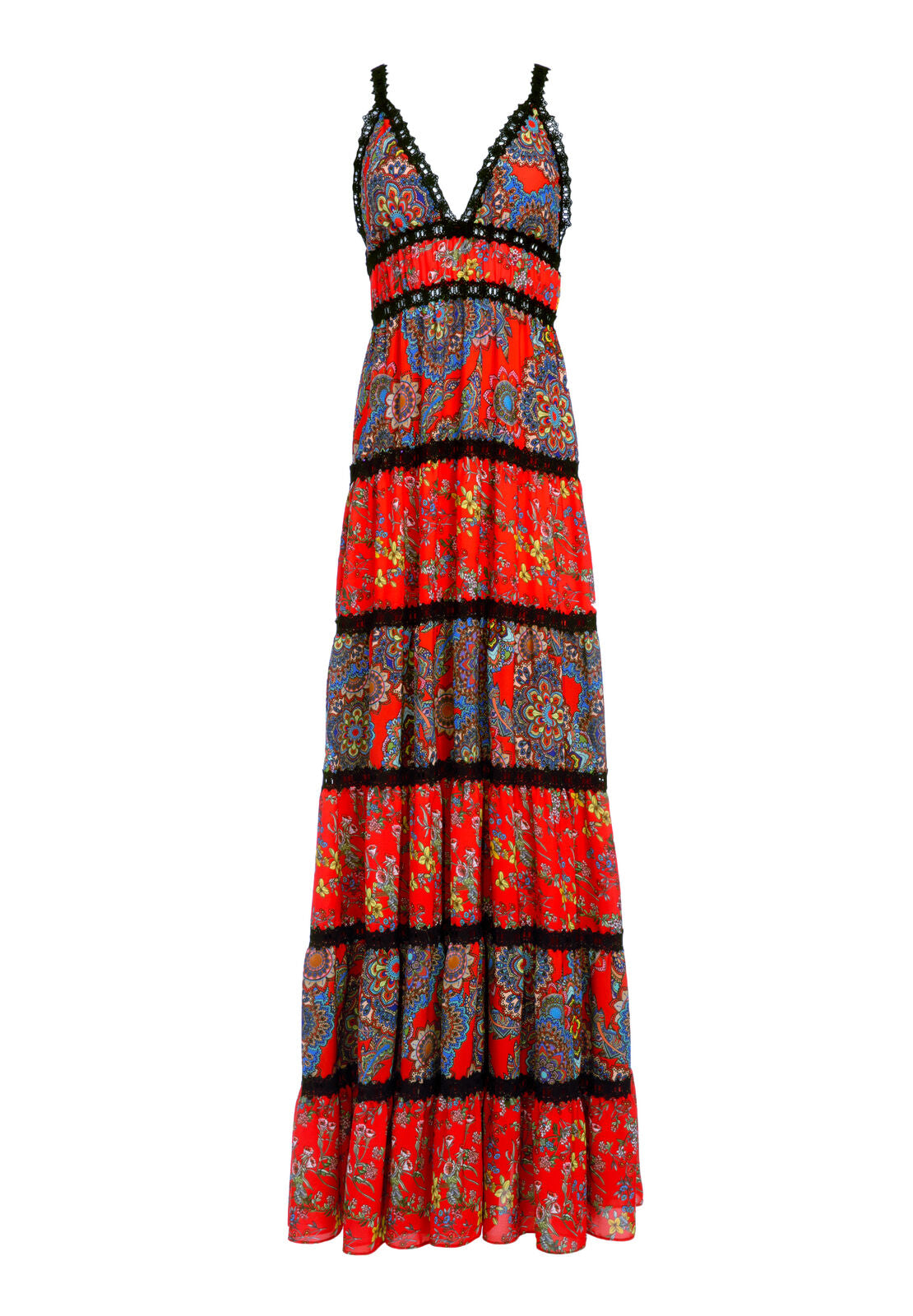 KAROLINA PANELED HLTR MAXI DRS-ALICE + OLIVIA