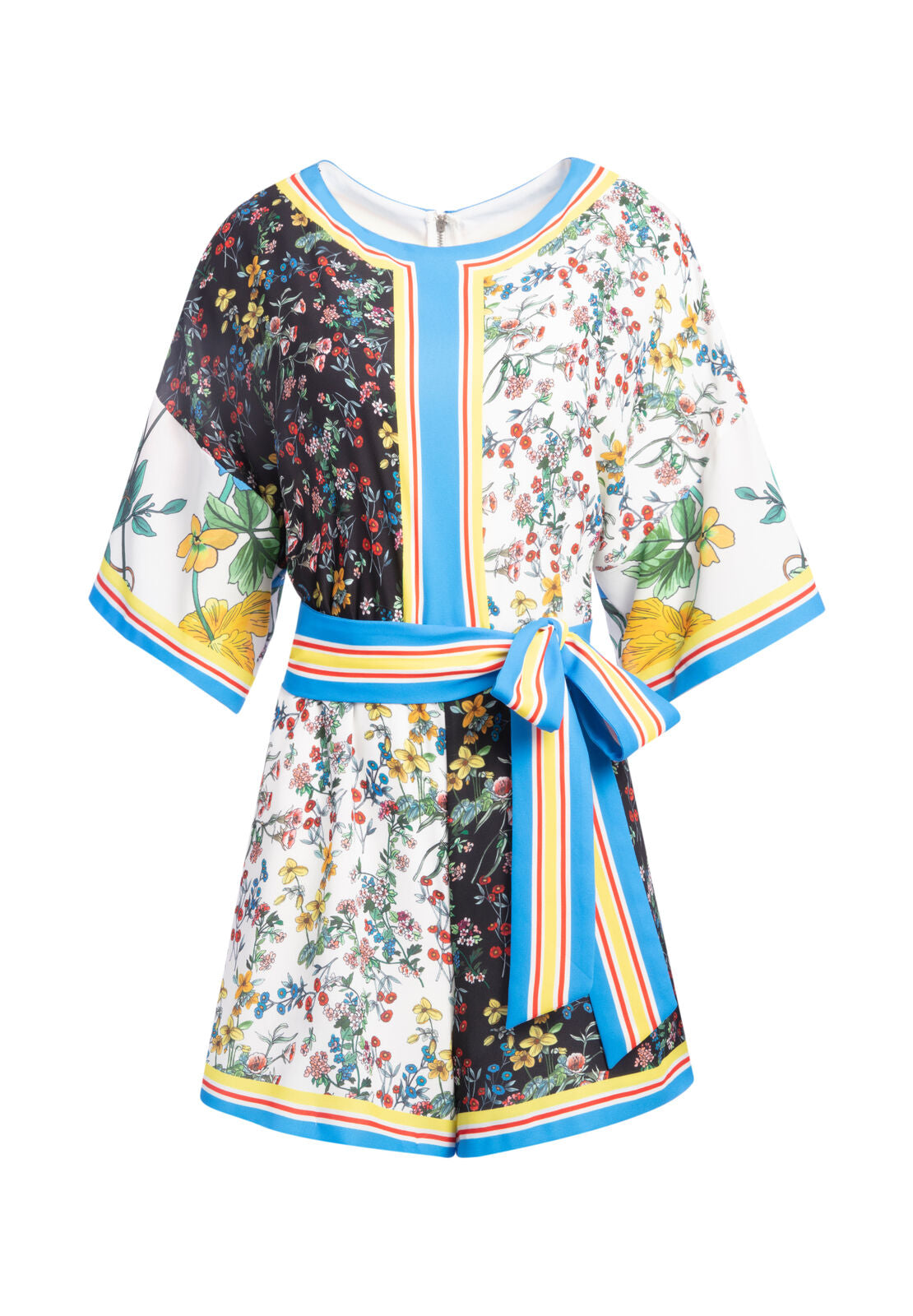 BOWIE DROP SHLDR ROMPER W BELT-ALICE + OLIVIA