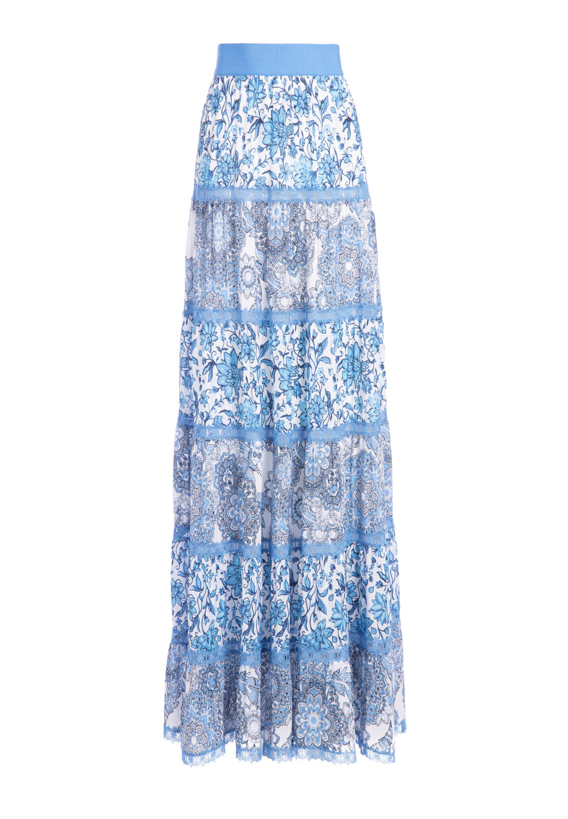 LESA PANELED MAXI SKIRT