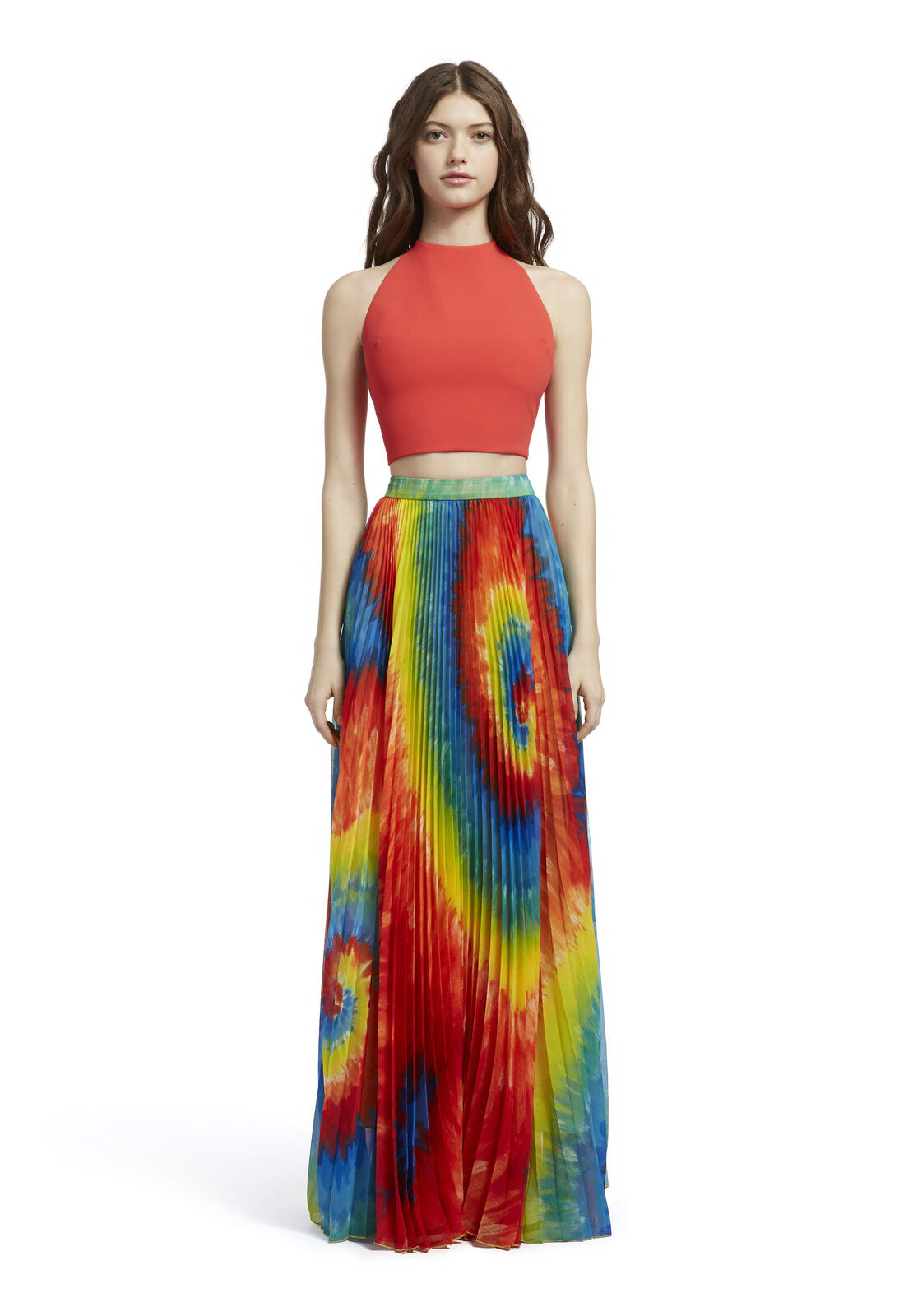 SHANNON PLEATED MAXI SKIRT-ALICE + OLIVIA