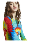 DELAINA LS CREW NK CROP TOP-ALICE + OLIVIA
