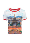 RYLYN SHORT RINGER TEE-ALICE + OLIVIA