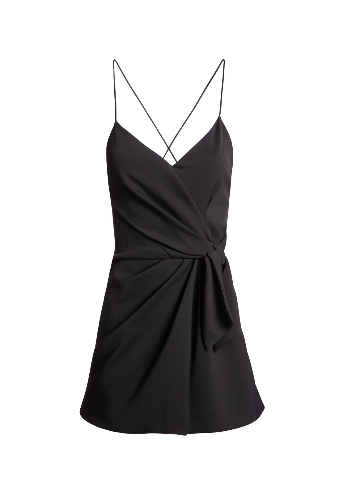 KATIE TIE WRAP MINI DRESS
